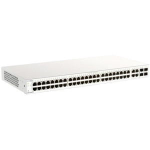 D-Link DBS-2000-52 Nuclias Cloud Managed Switch, 48 Gigabit Ethernet ports, 4 Combo GE/SFP ports
